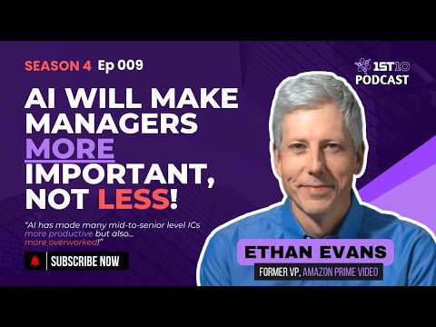 AI Is Making Top Performers MORE Overworked, Not Less! | Ex-Amazon VP Ethan Evans YouTube thumbnail