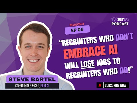 The Recruiting Industry's Hidden Crisis: Gem CEO Steve Bartel on Fraud, AI, and the Future of Hiring YouTube thumbnail